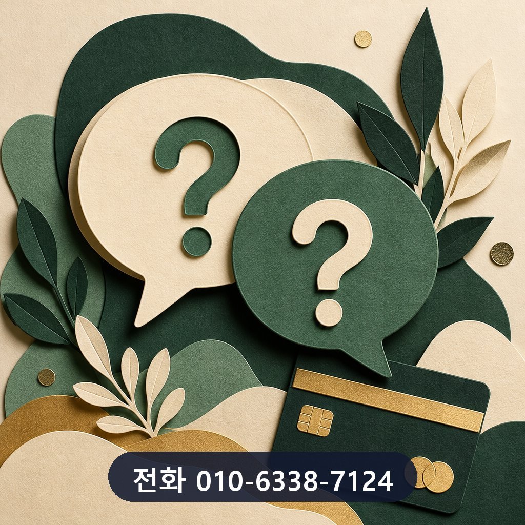 카드깡 자주 묻는 질문 이미지